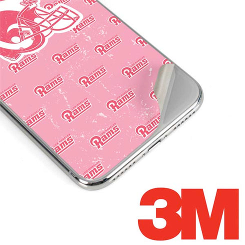 NFL Los Angeles Rams Pink Logo Blast iPhone 11 Pro Skin