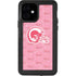 NFL Los Angeles Rams Pink Logo Blast iPhone 12 Waterproof Case