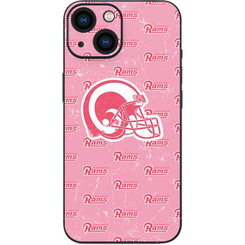 NFL Los Angeles Rams Pink Logo Blast iPhone 13 Mini Skin