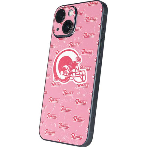 NFL Los Angeles Rams Pink Logo Blast iPhone 13 Mini Skin