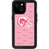 NFL Los Angeles Rams Pink Logo Blast iPhone 13 Mini Waterproof Case
