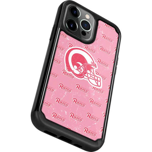 NFL Los Angeles Rams Pink Logo Blast iPhone 13 Pro Cargo Case