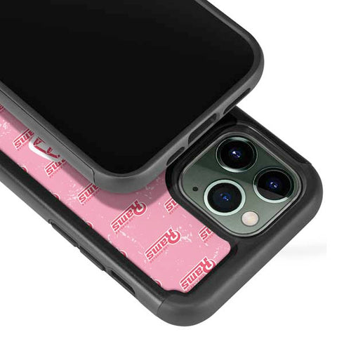 NFL Los Angeles Rams Pink Logo Blast iPhone 13 Pro Cargo Case