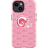 NFL Los Angeles Rams Pink Logo Blast iPhone 14 Plus Impact Case