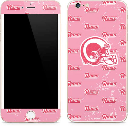 NFL Los Angeles Rams Pink Logo Blast iPhone 6/6s Plus Skin