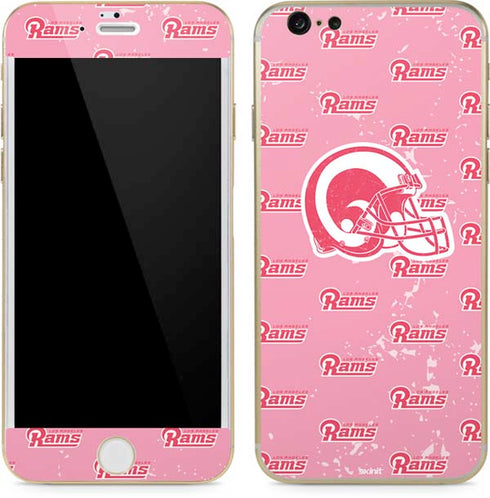 NFL Los Angeles Rams Pink Logo Blast iPhone 6/6s Skin