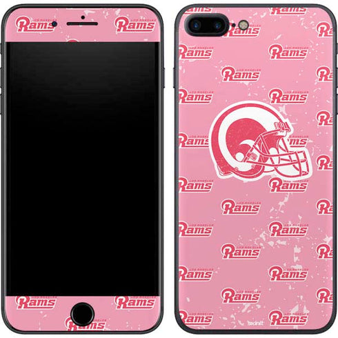 NFL Los Angeles Rams Pink Logo Blast iPhone 7 Plus Skin