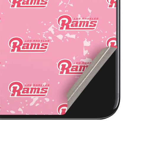 NFL Los Angeles Rams Pink Logo Blast iPhone SE (2nd & 3rd Gen) Skin