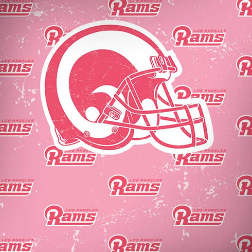 NFL Los Angeles Rams Pink Logo Blast iPhone X Skin