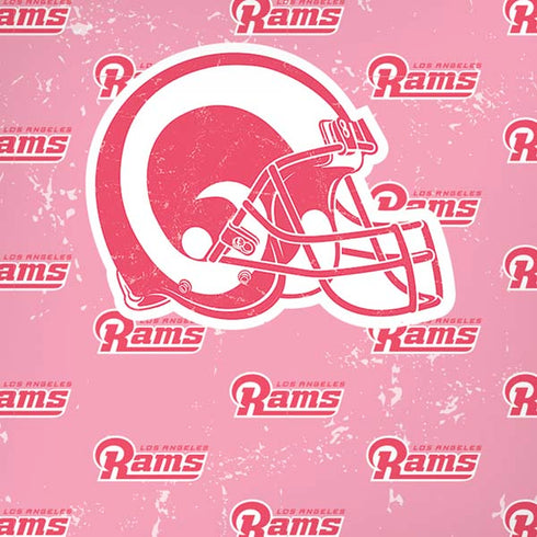 NFL Los Angeles Rams Pink Logo Blast iPhone XR Pro Case
