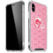 NFL Los Angeles Rams Pink Logo Blast iPhone XS Max Clear Case