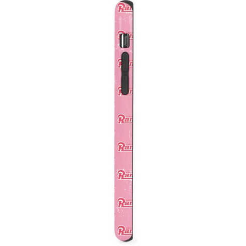 NFL Los Angeles Rams Pink Logo Blast iPhone XS Pro Case