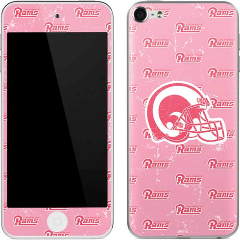 NFL Los Angeles Rams Pink Logo Blast Apple iPod Skin