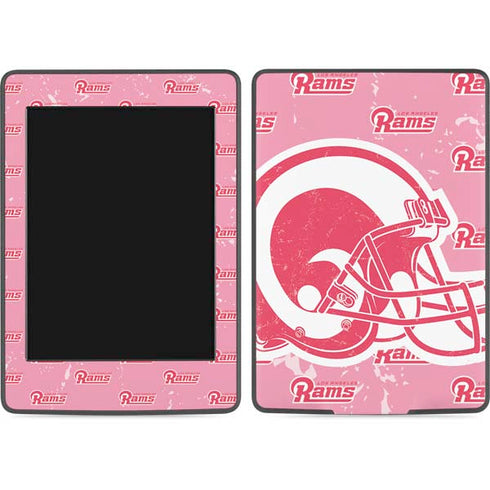 NFL Los Angeles Rams Pink Logo Blast Amazon Kindle Skin