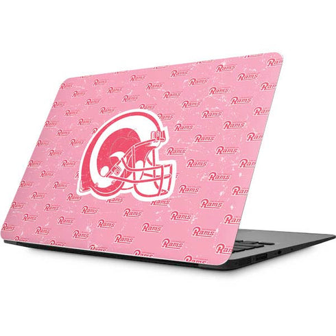 NFL Los Angeles Rams Pink Logo Blast Apple MacBook Skin