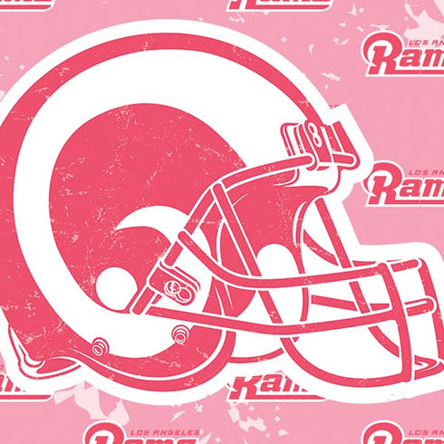 NFL Los Angeles Rams Pink Logo Blast Moto E5 Play Skin