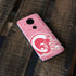 NFL Los Angeles Rams Pink Logo Blast Moto E5 Plus Skin