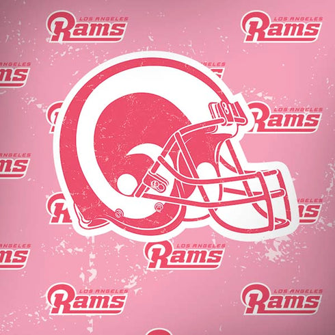 NFL Los Angeles Rams Pink Logo Blast Moto G6 Skin