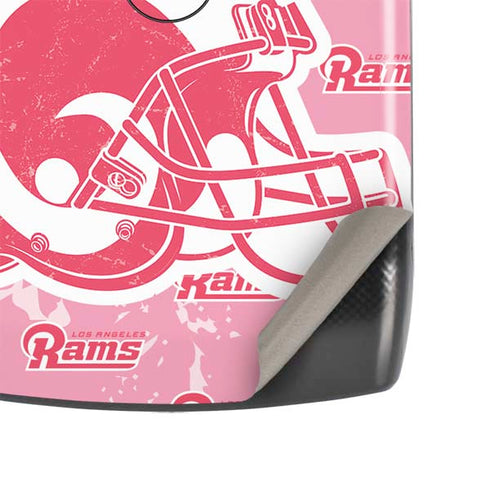 NFL Los Angeles Rams Pink Logo Blast Motorola RAZR Skin