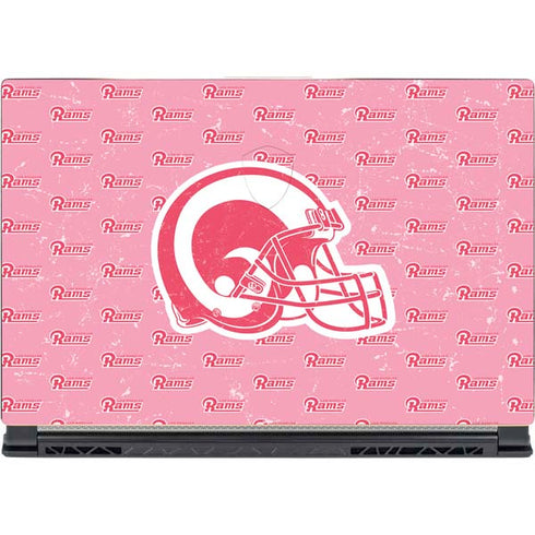 NFL Los Angeles Rams Pink Logo Blast MSI GS65 Stealth Laptop Skin
