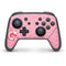 NFL Los Angeles Rams Pink Logo Blast Nintendo Switch Pro Controller Skin