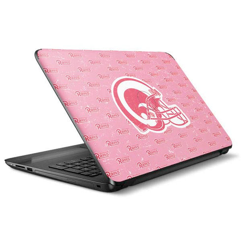 NFL Los Angeles Rams Pink Logo Blast HP Notebook Skin