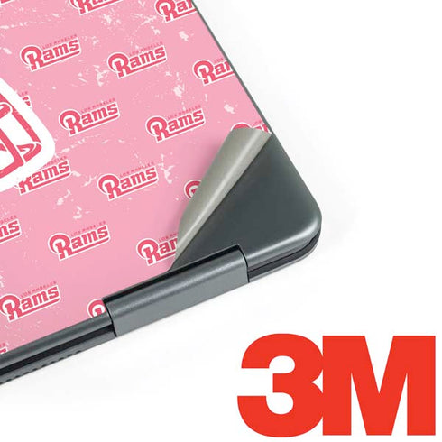 NFL Los Angeles Rams Pink Logo Blast Notebook 9 Pro 13in (2017) Skin