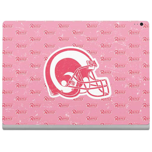 NFL Los Angeles Rams Pink Logo Blast Surface Book 2 13.5in Skin