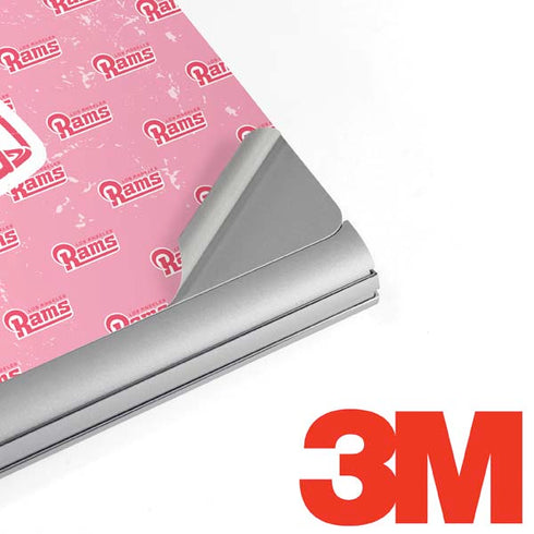 NFL Los Angeles Rams Pink Logo Blast Surface Book 2 13.5in Skin