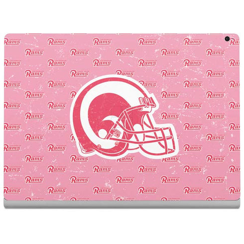 NFL Los Angeles Rams Pink Logo Blast Surface Book 2 15in Skin