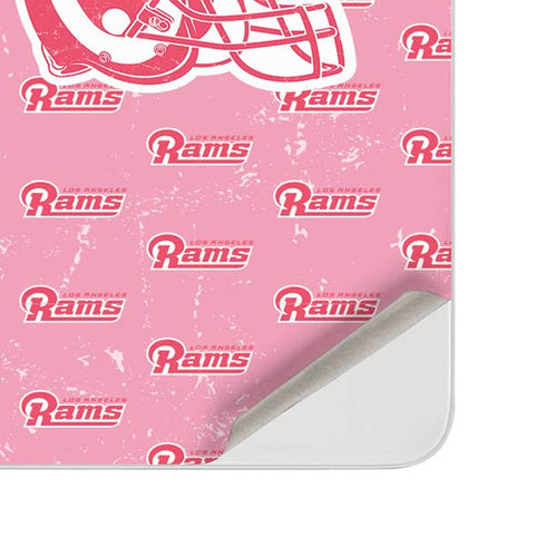 NFL Los Angeles Rams Pink Logo Blast Surface Duo Skin