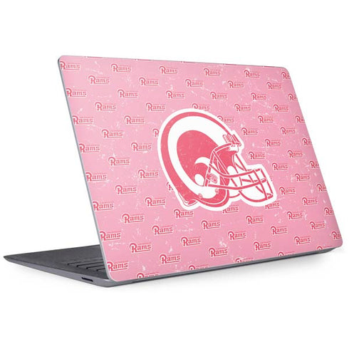 NFL Los Angeles Rams Pink Logo Blast Surface Laptop 3 13.5in Skin