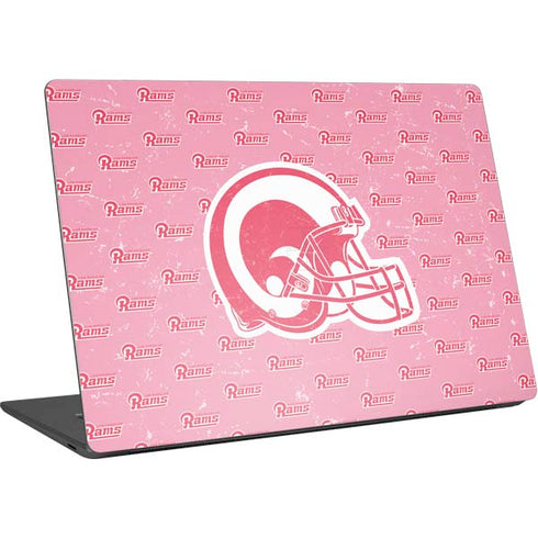 NFL Los Angeles Rams Pink Logo Blast Surface Laptop 4 15in Skin