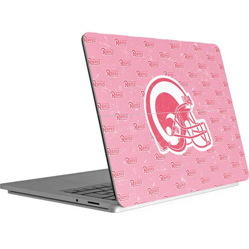 NFL Los Angeles Rams Pink Logo Blast Surface Laptop Studio Skin