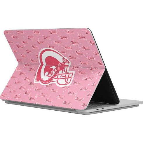 NFL Los Angeles Rams Pink Logo Blast Surface Laptop Studio Skin