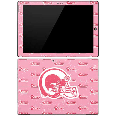 NFL Los Angeles Rams Pink Logo Blast Surface Pro 3 Skin