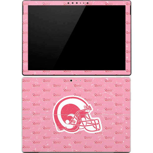 NFL Los Angeles Rams Pink Logo Blast Surface Pro 4 Skin