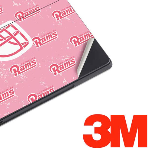 NFL Los Angeles Rams Pink Logo Blast Surface Pro 7 Skin