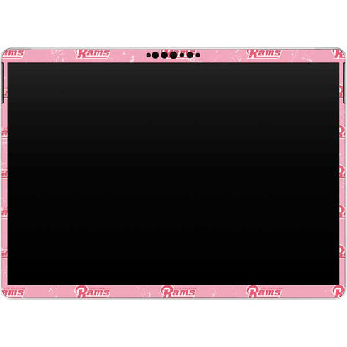 NFL Los Angeles Rams Pink Logo Blast Surface Pro 8 Skin