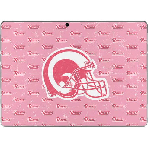 NFL Los Angeles Rams Pink Logo Blast Surface Pro 9 Skin
