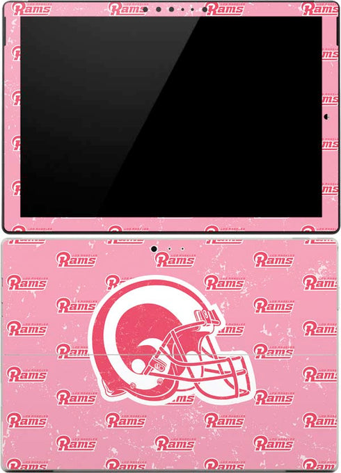 NFL Los Angeles Rams Pink Logo Blast Surface Pro (2017) Skin