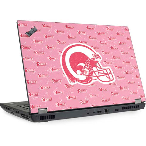 NFL Los Angeles Rams Pink Logo Blast Lenovo ThinkPad Skin