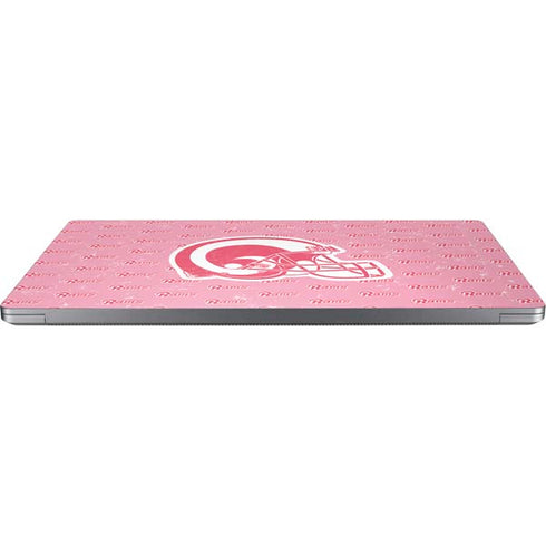 NFL Los Angeles Rams Pink Logo Blast Universal Laptop 13in (10.6 x 7.6in) Skin