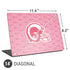 NFL Los Angeles Rams Pink Logo Blast Universal Laptop 14in (11.4 x 8.2in) Skin