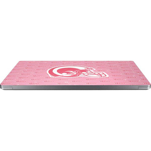 NFL Los Angeles Rams Pink Logo Blast Universal Laptop 14in (11.4 x 8.2in) Skin