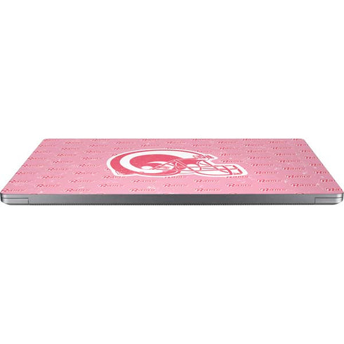 NFL Los Angeles Rams Pink Logo Blast Universal Laptop 17in (13.8 x 10in) Skin