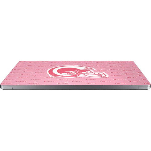 NFL Los Angeles Rams Pink Logo Blast Universal Laptop 18in (14.6 x 10.6in) Skin