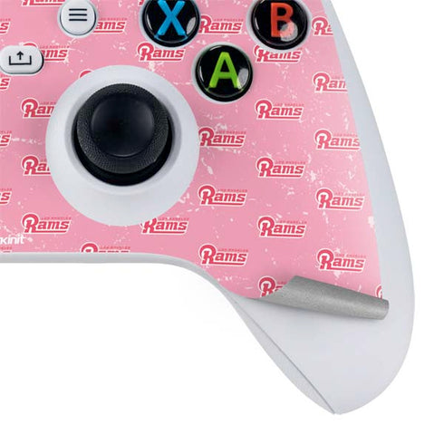 NFL Los Angeles Rams Pink Logo Blast Xbox Series S Skins