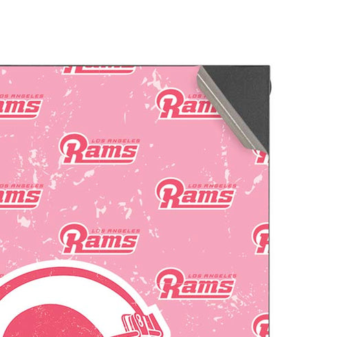 NFL Los Angeles Rams Pink Logo Blast Xbox Series X Console Skin