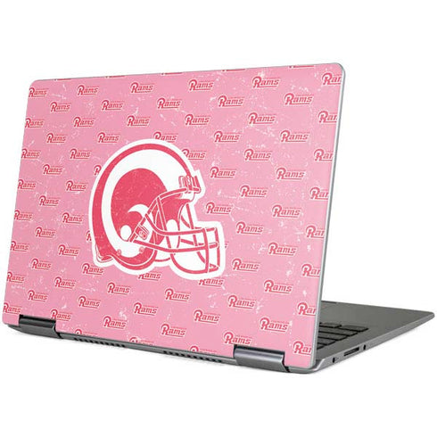 NFL Los Angeles Rams Pink Logo Blast Yoga 710 14in Skin